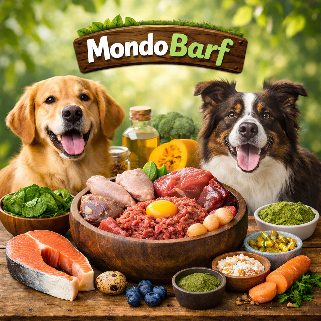 BARF per cani: modello della preda, percentuali e guida pratica