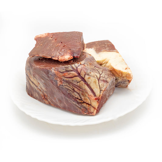 Cuore di manzo a pezzi